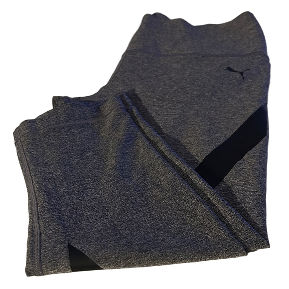 Puma Heathered Gray PWRSHAPE Capri Leggings Medium - Picture 3 of 14
